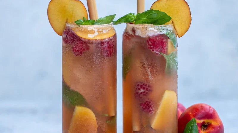 Nectarine Iced Tea