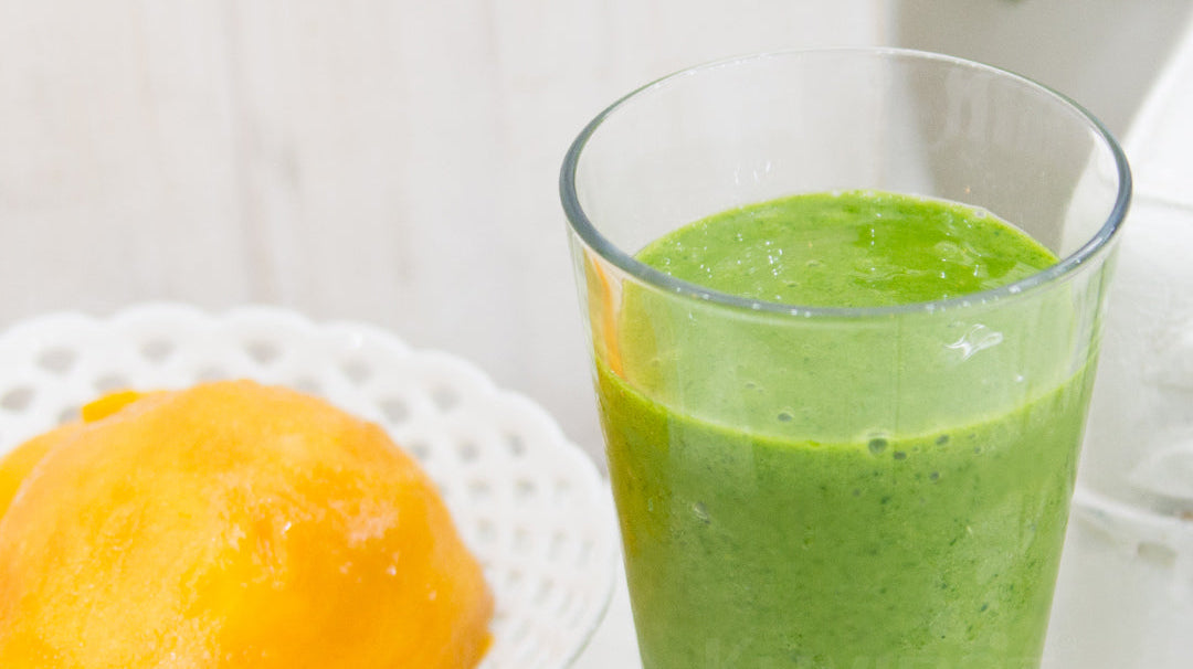 Bitter Melon and Mango Juice