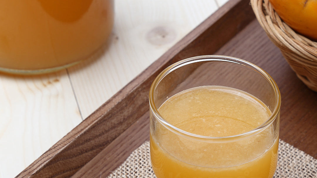 Lotus Root and Persimmon Juice