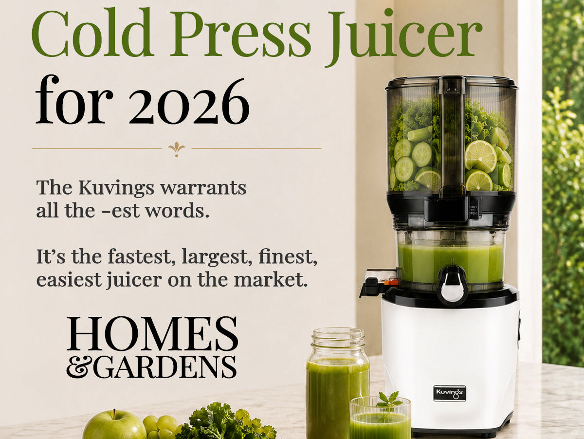 Kuvings AUTO10S Crowned “Best Overall” in Homes & Gardens’ “6 Best Cold-Press Juicers for 2026”