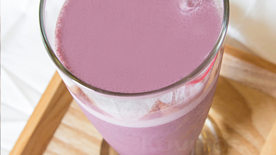 Korean Melon and Blueberry Smoothie