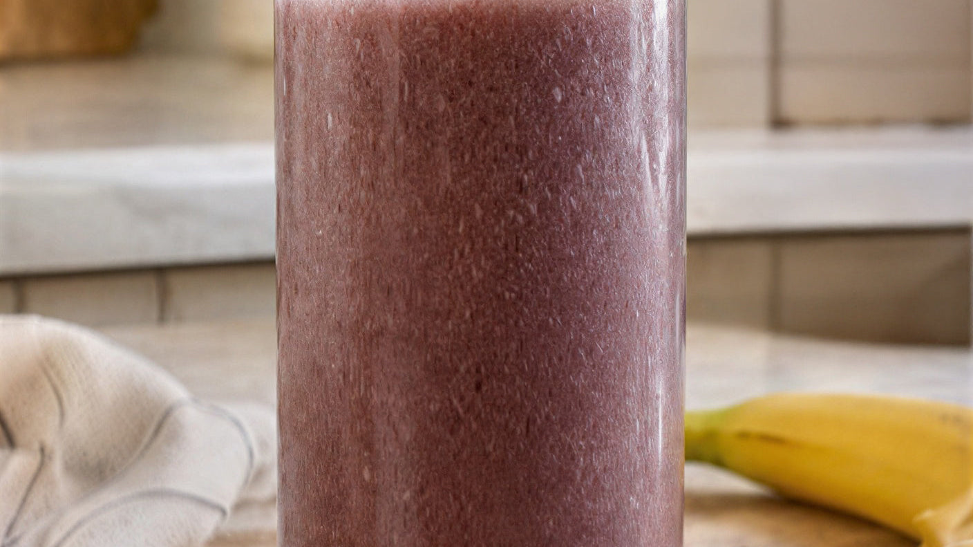 Blueberry Banana Coconut Smoothie