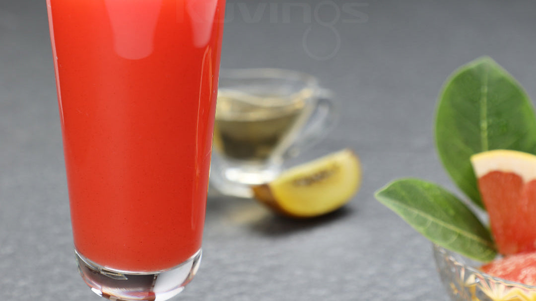 Grapefruit and Kiwi Juice