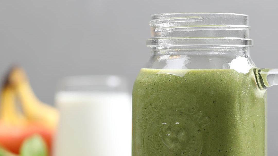 Japanese Mustard Spinach Smoothie for Swelling