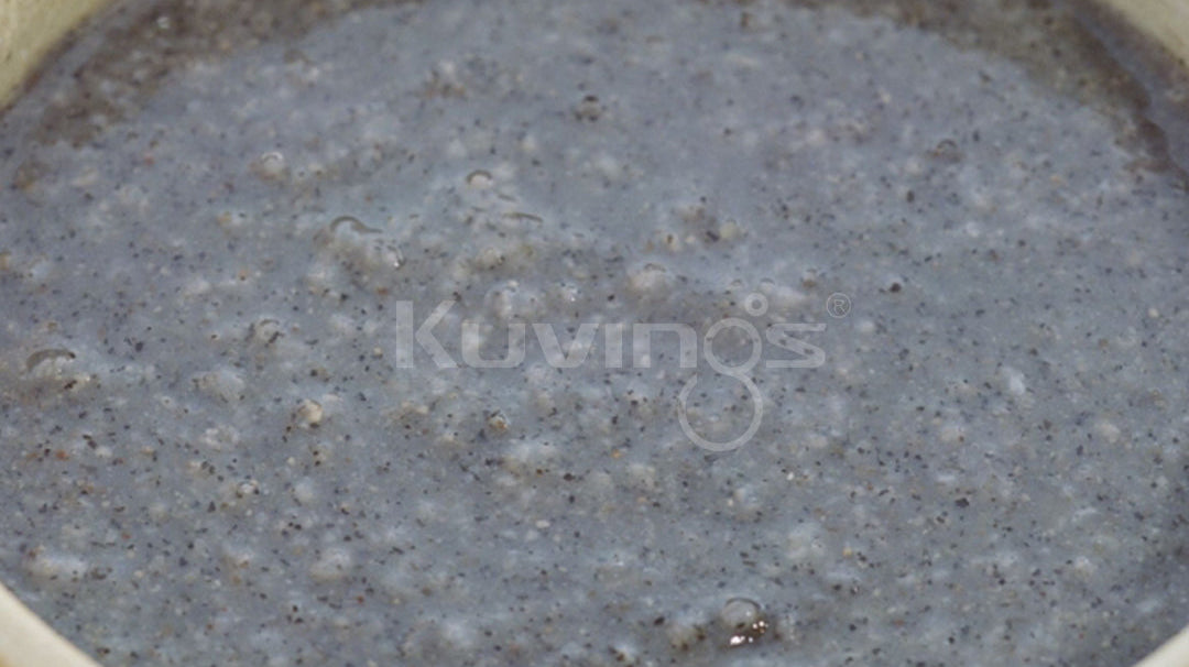 Black Sesame and Rice Porridge