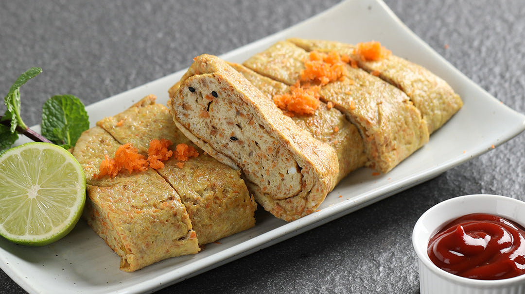 Rolled Carrot Omelet