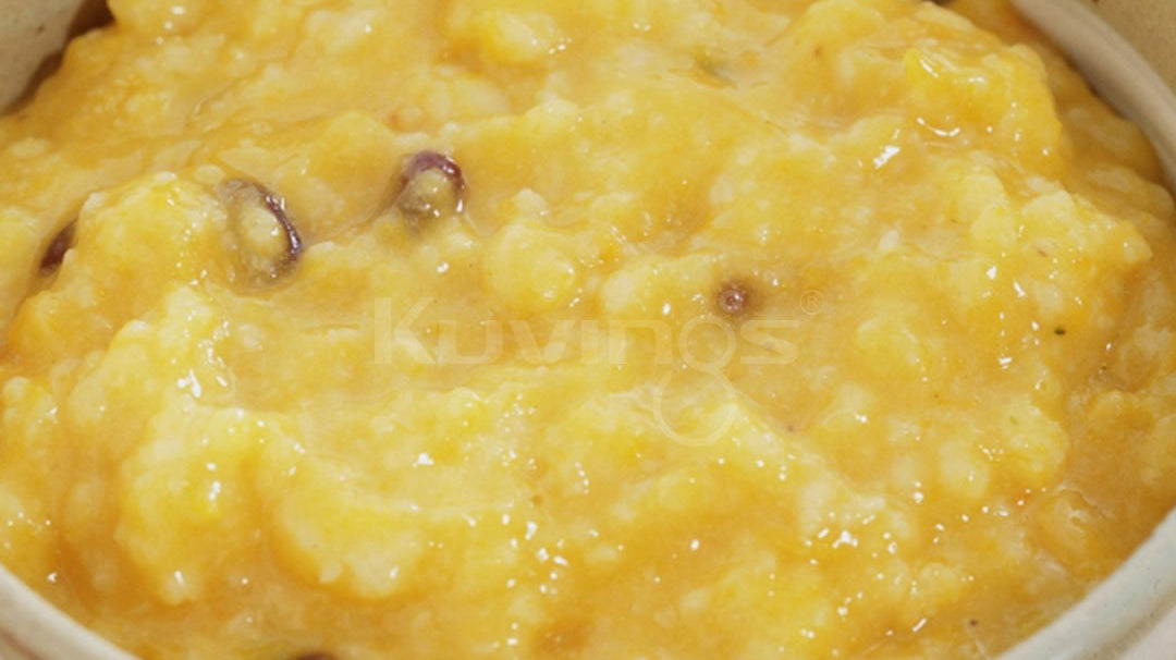 White Mushroom and Sweet Potato Porridge