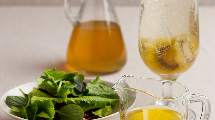 Kiwi Enzyme Syrup & Kiwi Salad Dressing