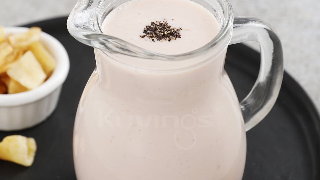 Strawberry and Banana Lassi