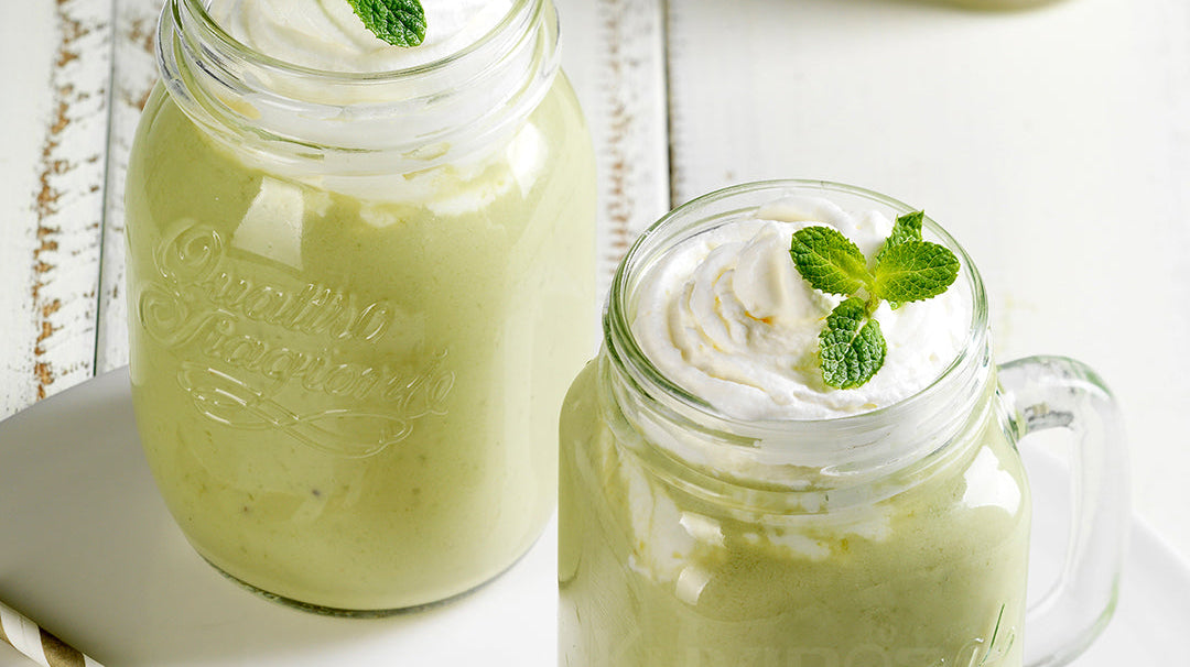 Soy Milk and Green Tea Frappuccino