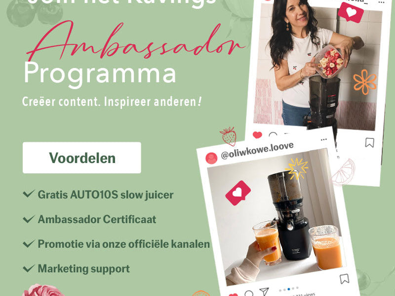 Kuvings Netherlands is looking for Brand Ambassadors