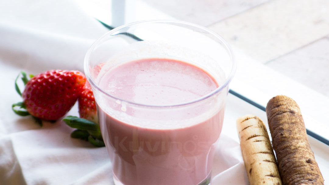 Yam and Strawberry Smoothie