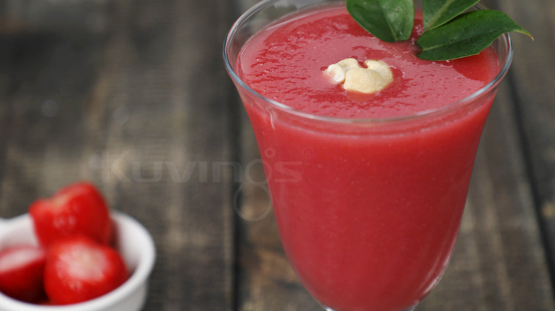 Paprika and Strawberry Smoothie