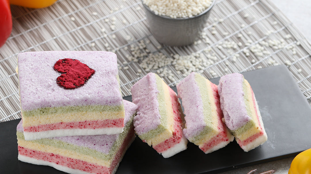 Five-color Rainbow Rice Cake