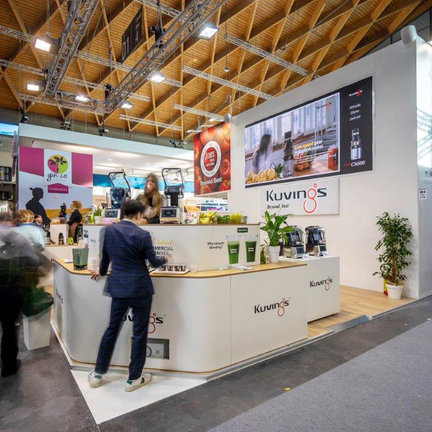 Kuvings showcased its new product CB1000 at SIGEP 2023, Italy