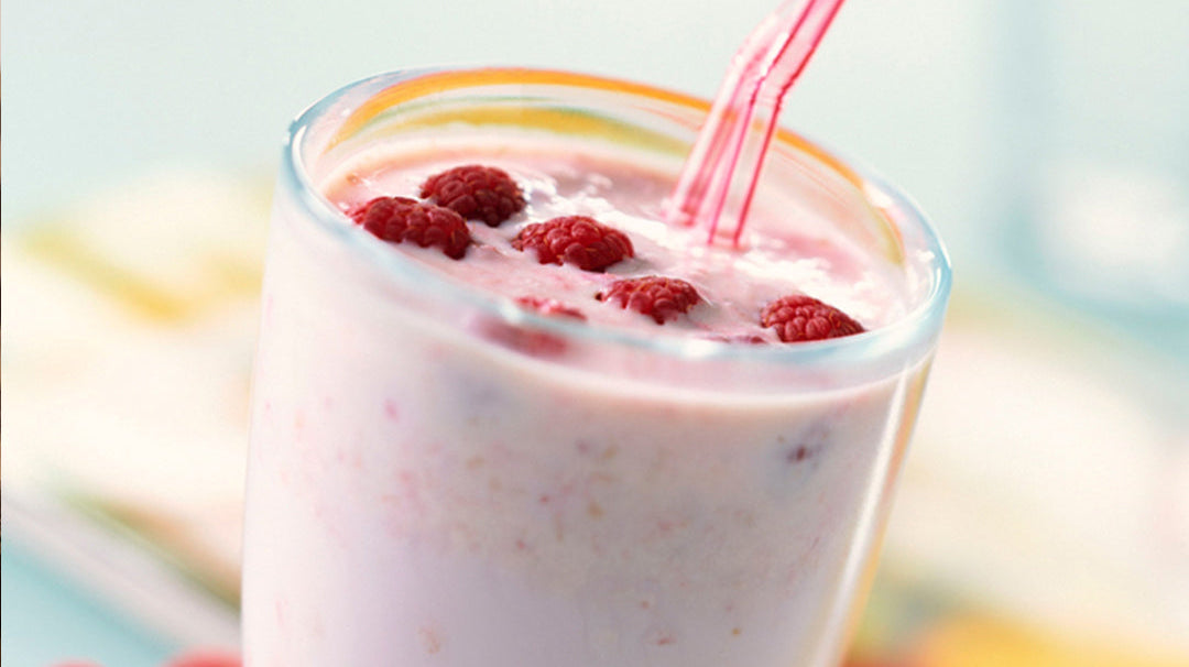 Smoothie with Blueberry, Banana and Strawberry