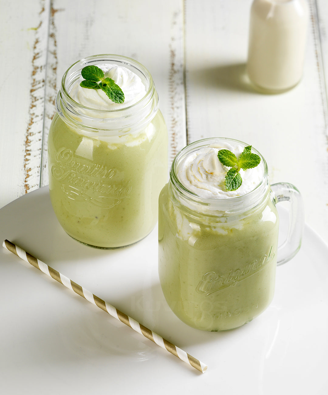 Green Tea and Avocado Smoothie