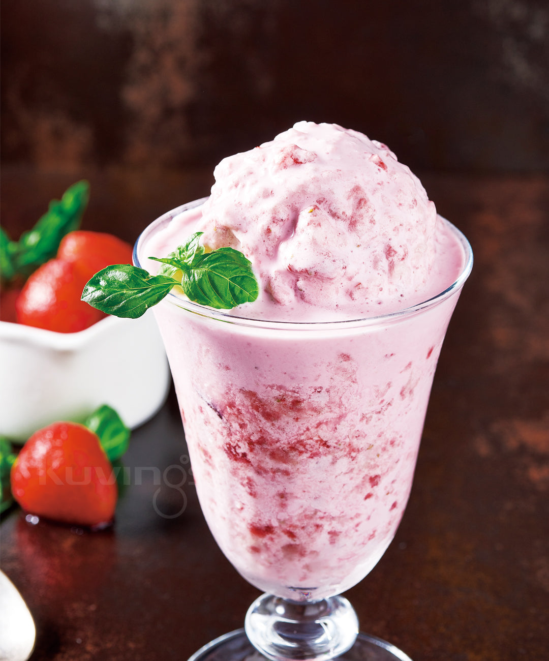 Strawberry Milk Ice Cream