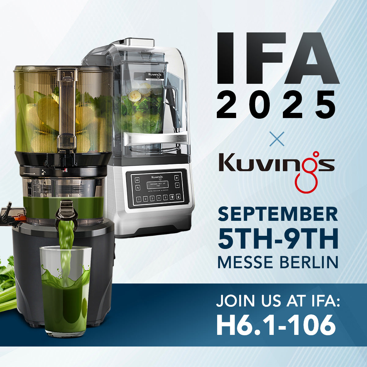 Kuvings at IFA 2025 in Berlin – Innovations for the Kitchen of the Future