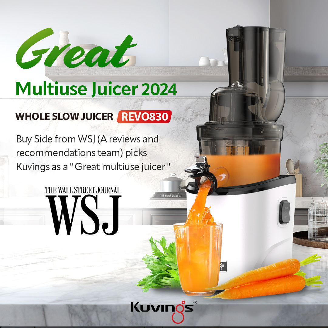 Buy Side from WSJ (A reviews and recommendations team) picks Kuvings as a "Great multiuse juicer"