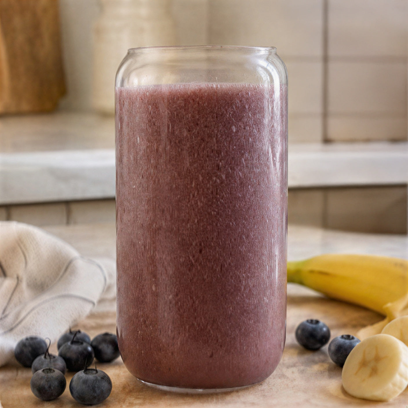 Blueberry Banana Coconut Smoothie
