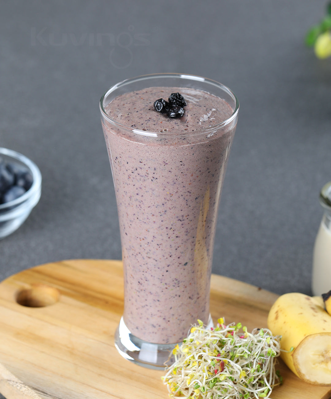 Blueberry Sprout Smoothie