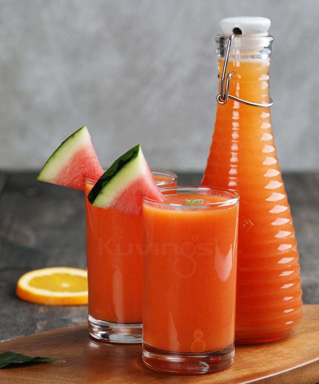 Watermelon and Orange Juice