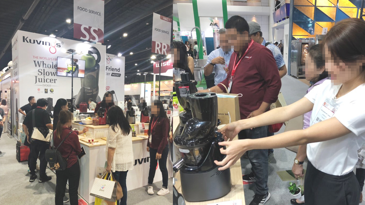 Kuvings Displays its Smart Juicer at THAIFEX, the Food Exhibition in Thailand