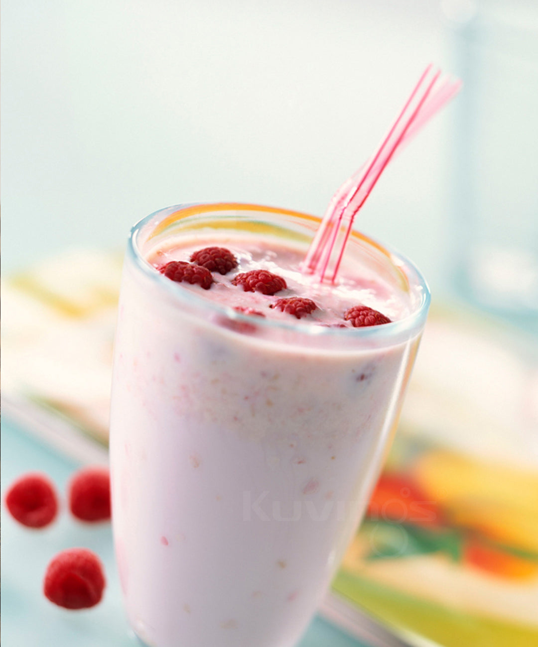 Smoothie with Blueberry, Banana and Strawberry