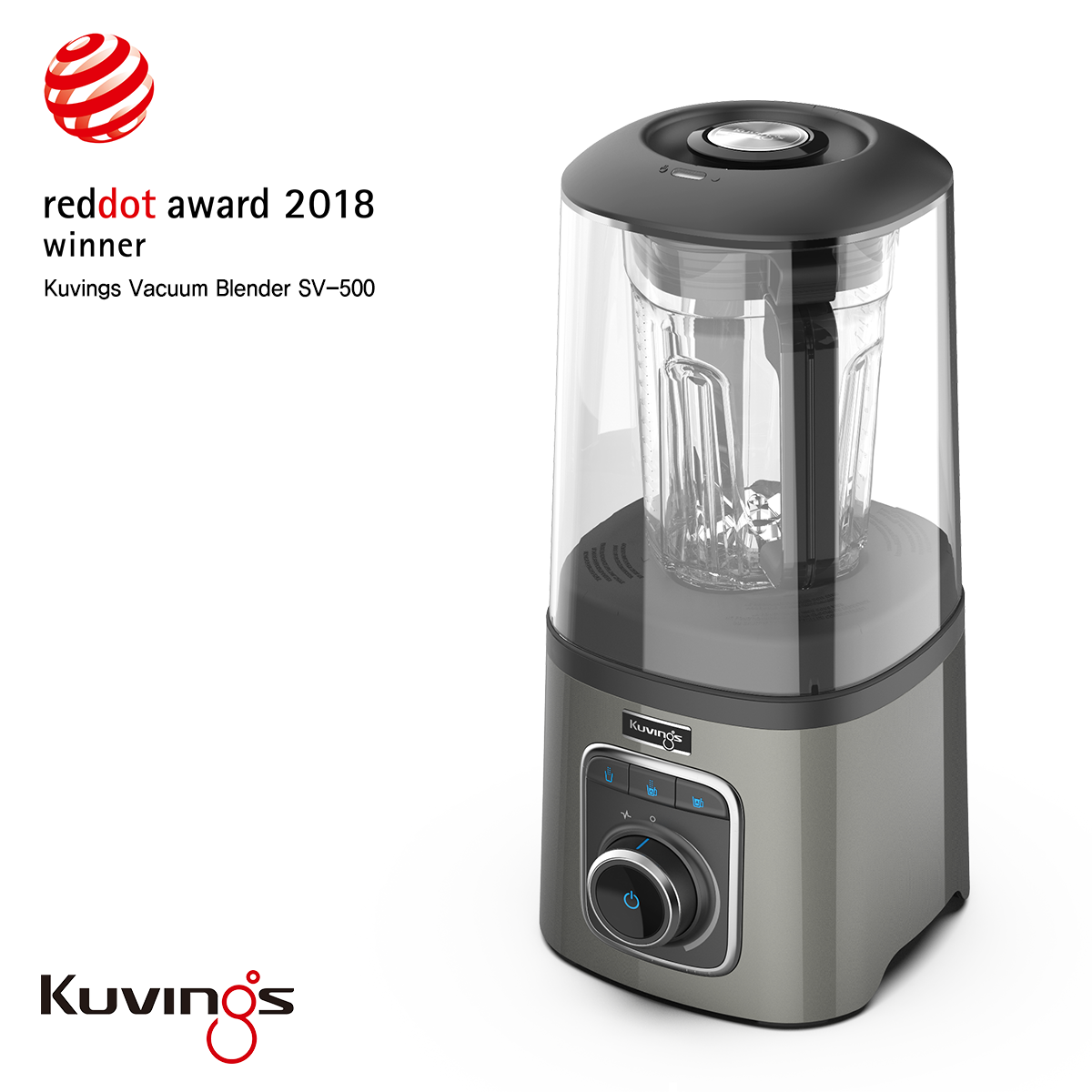 Kuvings Vacuum Blender, ‘2018 Red Dot Award’ Winner