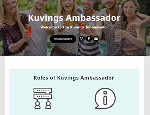 Kuvings’ Brand Ambassadors for collaborative marketing based on various communication channels with customers